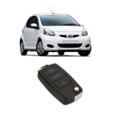 Κλειδί με τηλεχειρισμό και immobilizer για TOYOTA AYGO.